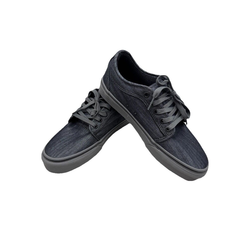 Vans Skate Chukka Low Shoes Black Grey Denim